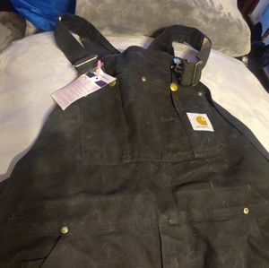 Carhartt overalls with suspenders size 36"34